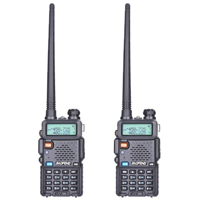 Black baofeng uv 5r uv-5r uv5r для cb комплект рация 2 шт 10 км телефон автомобильная портативная рации ham радиостанция трансивер baufeng двухдиновая магнитола радиостанции boafeng радио станция для двухдиапазонная uhf vhf - Цвет: Black