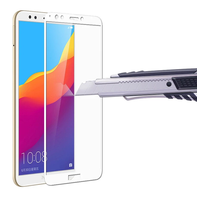 Полное покрытие закаленное стекло для Huawei V20 G8 G7 G9 Plus Enjoy 9 6 6s Mate 8 Pro защитная пленка