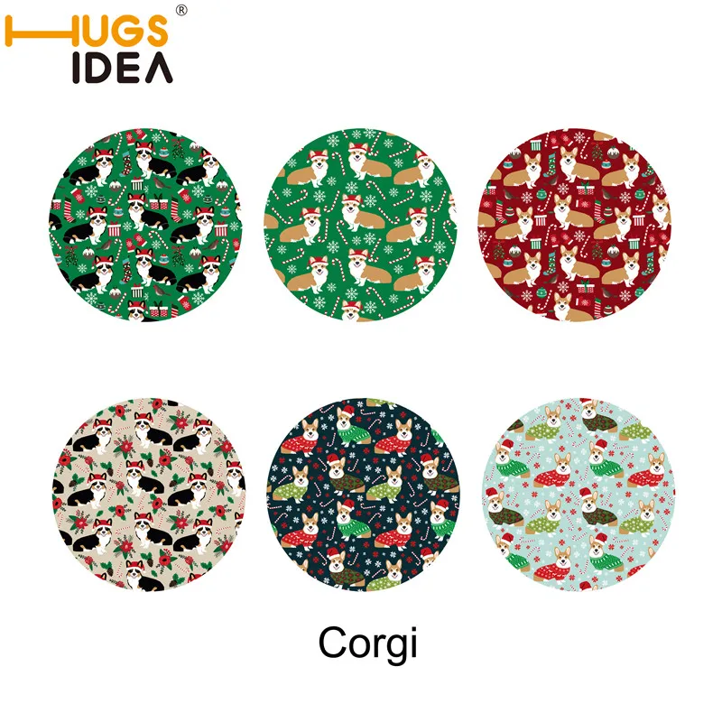 HUGSIDEA корги каботажное судно Кухня Рождественская салфетка под приборы