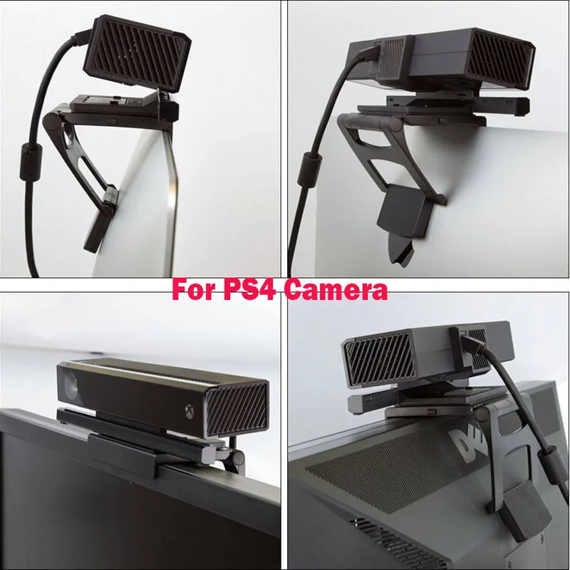 Регулируемый ТВ крепеж для монитора Крепление зажим складной Braket для sony playstation 4 PS4 Move Eye камера панель датчиков держатель