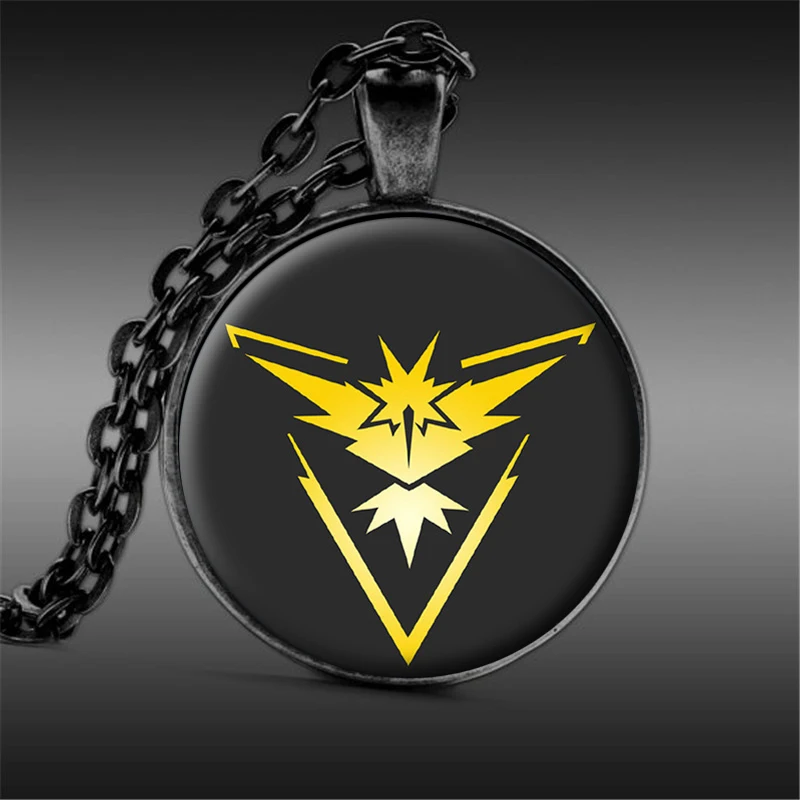 Новая мода ожерелье Покемон го игра Аниме Ювелирная команда Валор Мистик