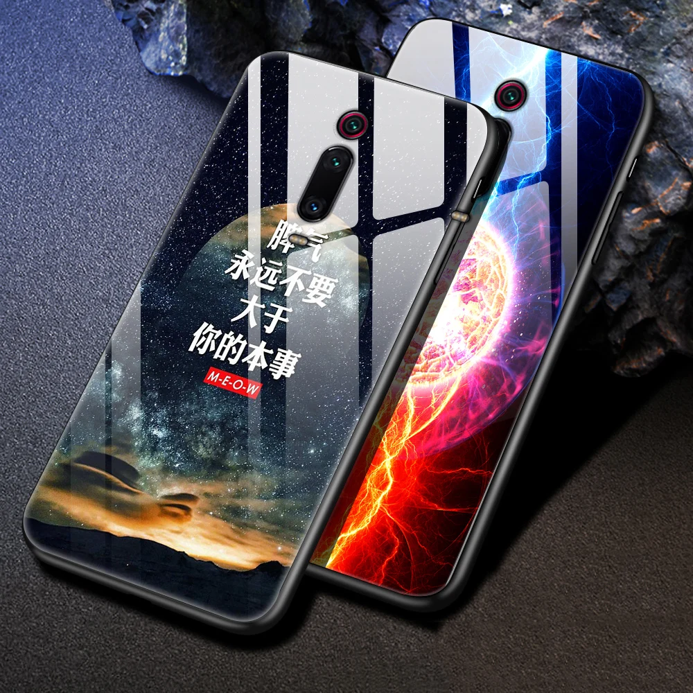 Чехол для Xiaomi Redmi K20 Pro чехол из закаленного стекла стеклянная задняя крышка mi 9T mi9T