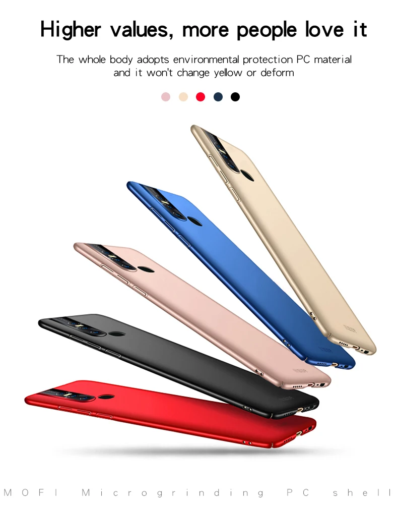 Чехол для VIVO V15/S1 чехол крышки корпуса Mofi классический матовый жесткая