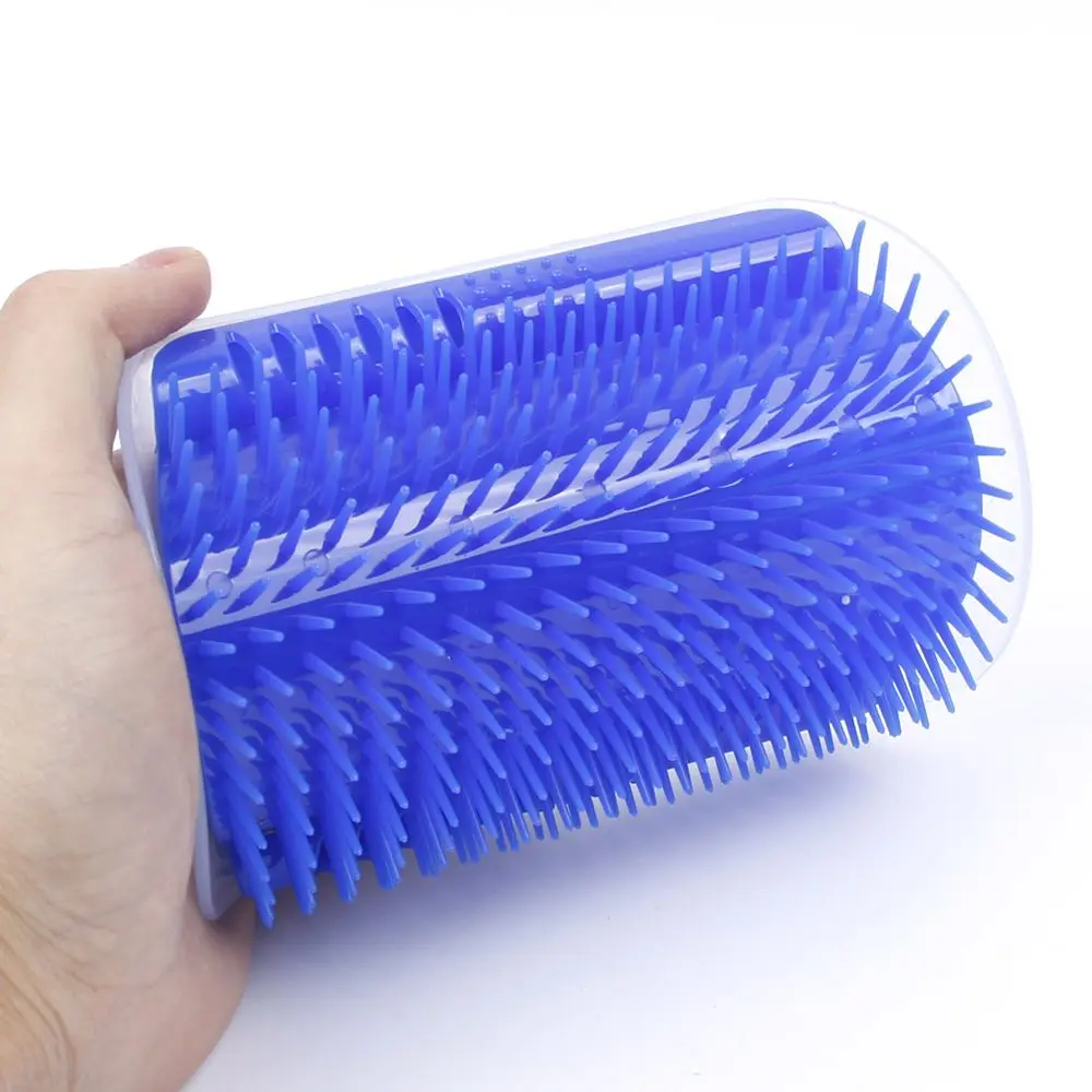 

Salon Style Hairdressing Bristle Hair Straightening Brush Double Clamp Comb