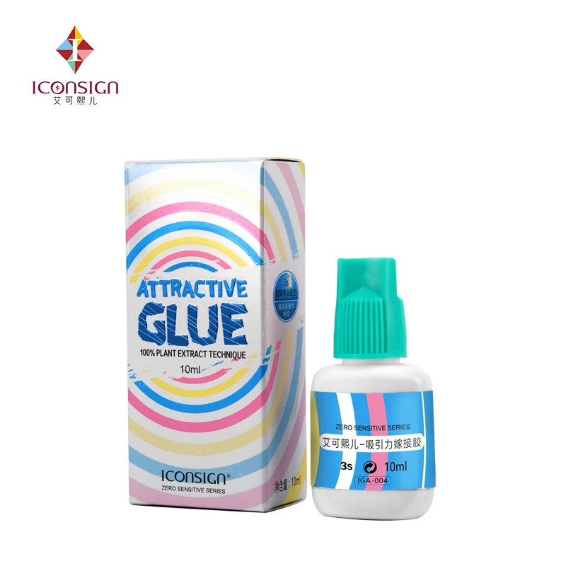 ICONSIGN оптовая продажа 20 бутылок/партия индивидуальный клей для наращивания