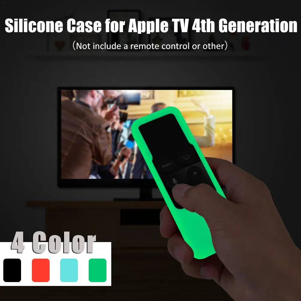 Защитный чехол для Apple tv 4 K 4-го поколения Siri дистанционный контроль силикон против царапин чехол для пульта дистанционного управления рукав