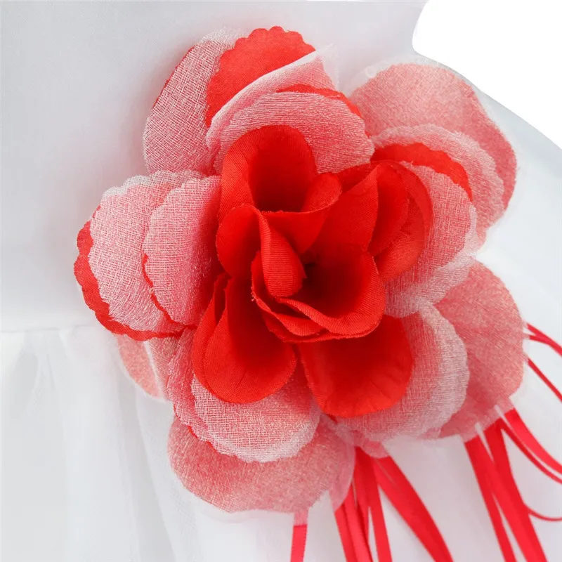 TiaoBug/платье с цветочным узором для девочек Новинка платье принцессы лепестками