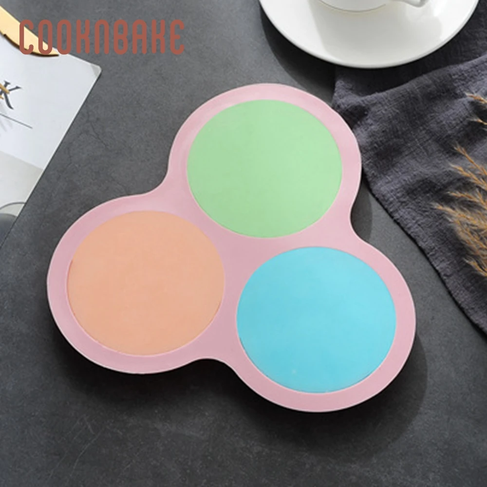 COOKNBAKE silicone mold for cake pastry baking round disc soap tool jelly pudding chocolate candy ice tray Cake Decoration form | Дом и сад