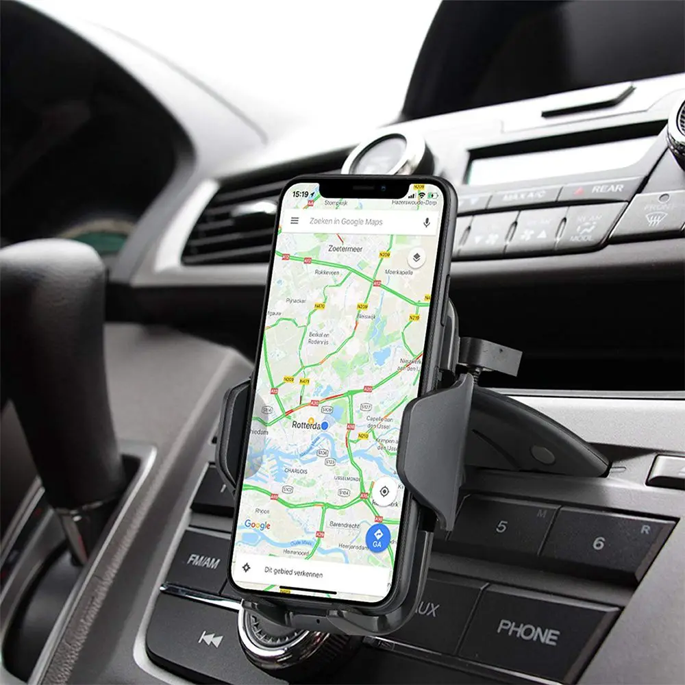 Беспроводное Автомобильное зарядное устройство XMXCZKJ Qi для iPhone X 8/8 Plus крепление на