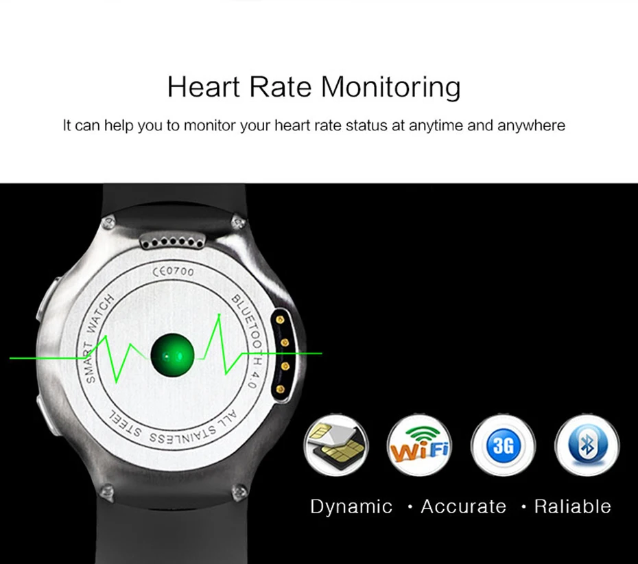 Finow K9 X3 3g умные часы Android4.4 WiFi SIM карта сердечного ритма SmartWatch телефон для iOS и Android монитор сердечного ритма PK KW18 I2