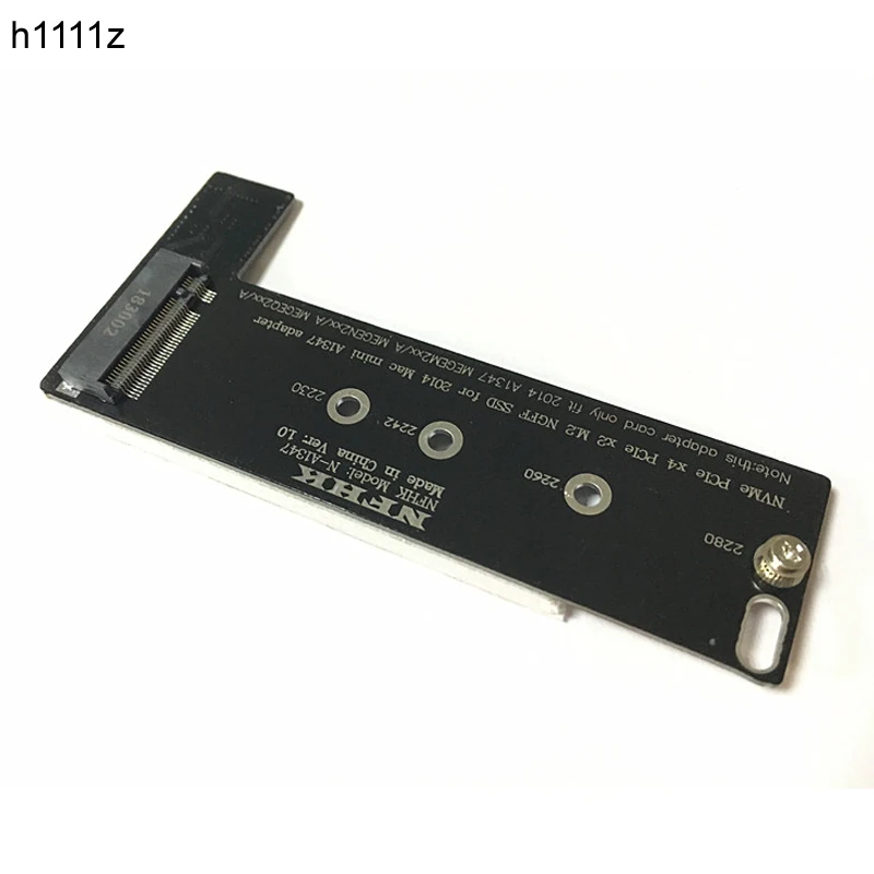 Преобразователь PCI E x4 x2 M.2 NGFF M Key NVME AHCI SSD адаптер для карт Raiser 2014 Macbook Mini A1347 MEGEN2 MEGEM2