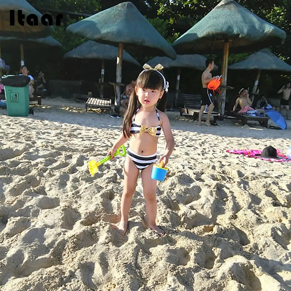 2018 детский купальник прекрасные дети купальники 3 шт./компл. летние милые