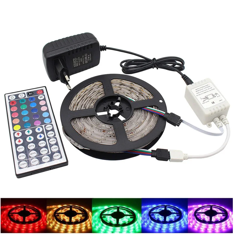 5M 5050 RGB светодиодный ленты гибкие светильник клейкая лента 60 Светодиодный s/m IP65