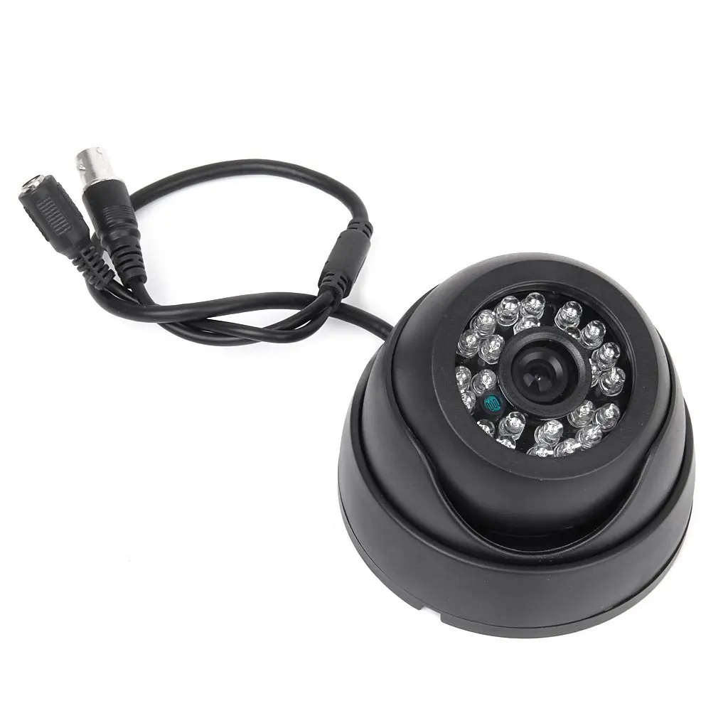 Черная купольная камера видеонаблюдения MOOL PAL 1/3 дюйма CMOS 700TVL 24 светодиодный IR Cut 3
