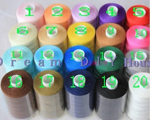 Бесплатная доставка высокое качество полиэфирная швейная машина/Нитки для