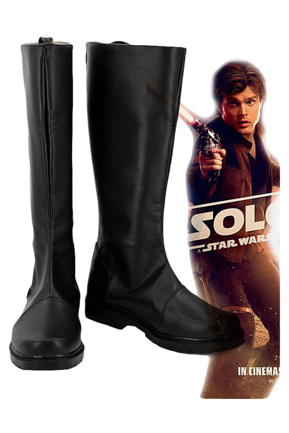 

Rogue One: A Star Cosplay Story Han Solo Cosplay Boots Halloween Party Shoes
