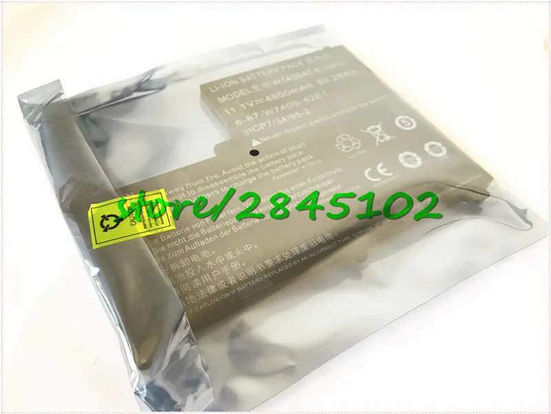 Аккумулятор 11 1 В 4800 мАч 34/95 Вт ч для Clevo W740BAT 6 87 W740S 42E 3ICP7/ 2 S413 W740SU X411|battery clevo|clevo