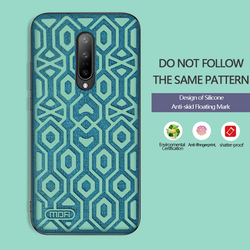 For Oneplus 7 case cover one plus protective silicone skid-proof cloth back Mofi 1+7 coque for oneplus pro capas |