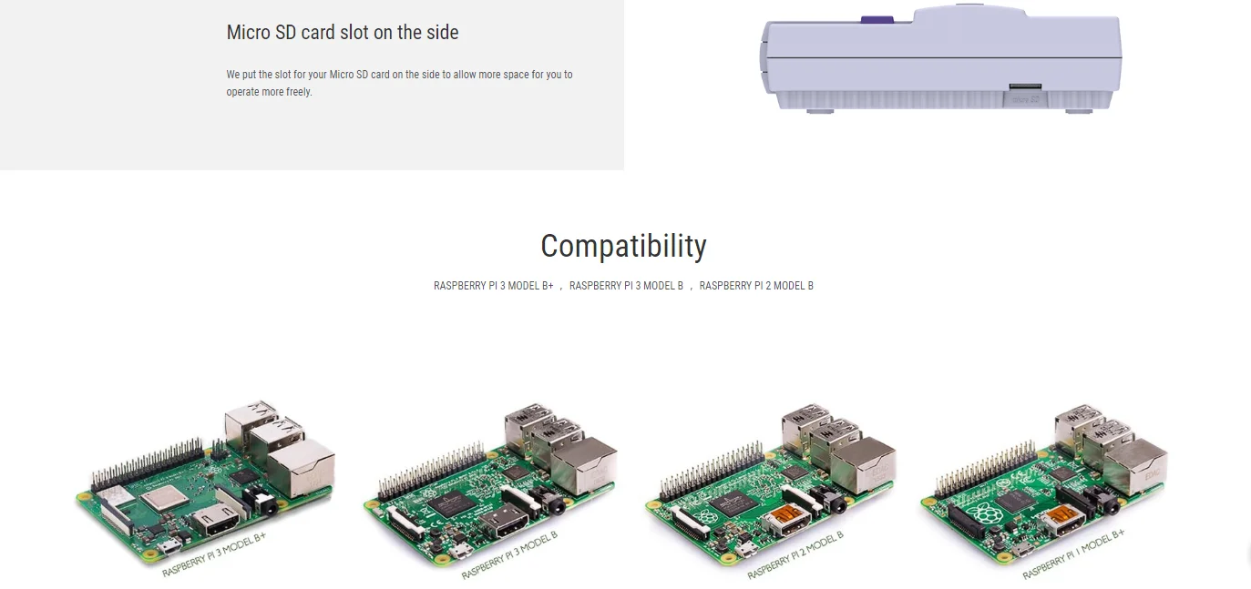 Чехол Retroflag SUPERPi-U NESPi чехол с дополнительным usb-контроллером для Raspberry Pi 3B Plus/3B+/3B/2B