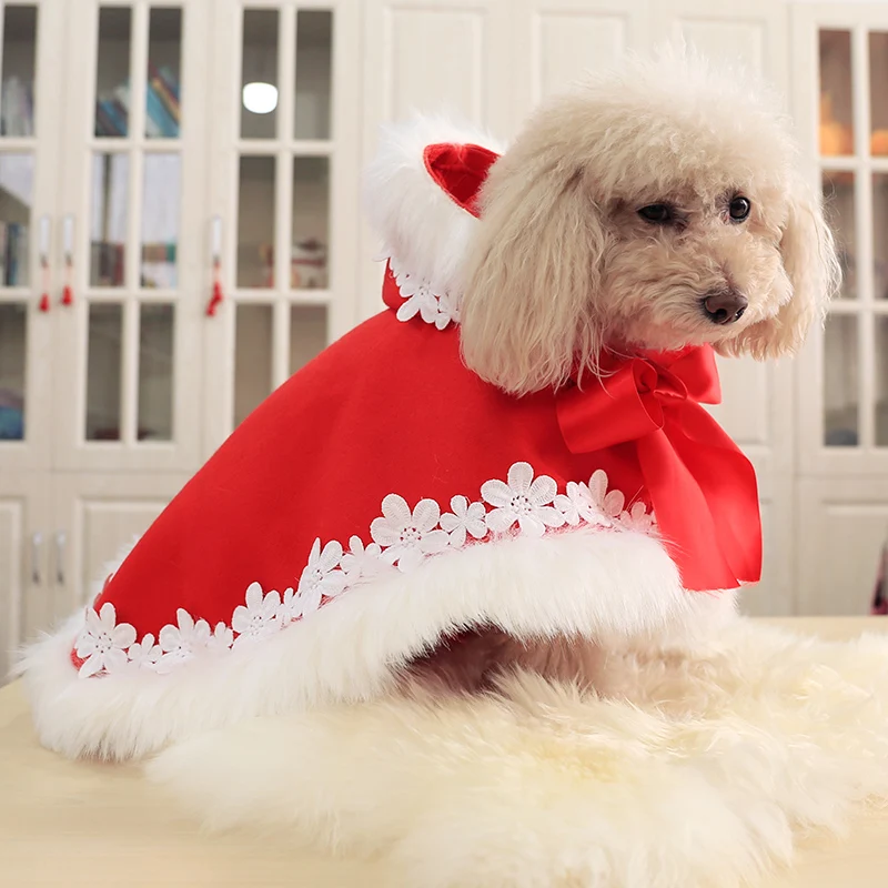 PETCIRCLE Одежда для собак Зима-осень плюшевый щенок собака для бульдога Чихуахуа осенняя одежда для кошек Домашнее животное новогодний праздничный Модный Плащ