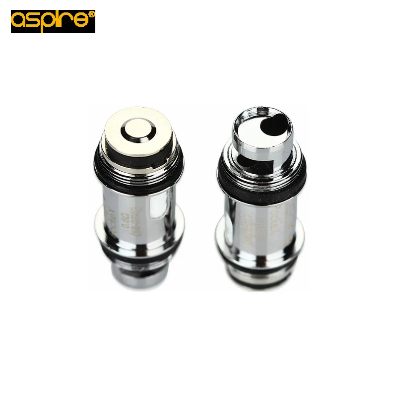 5 шт. 10 Aspire PockeX AIO катушка 0.6ohm 1.2ohm головка U техническая 316L нержавеющая сталь для Vape