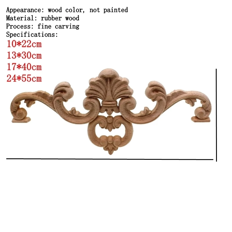 Runbazef резьба по дереву цветочной аппликацией деревянной Цветочные Резные