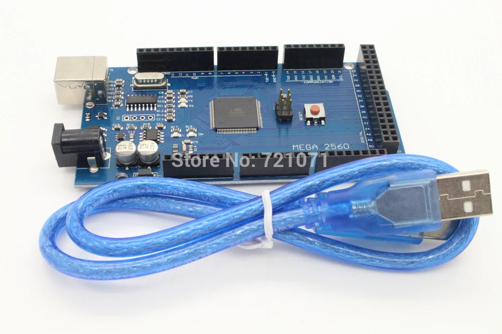 Мега 2560 R3 Mega2560 REV3 + 1 шт. ПЛАТФОРМЫ 1.4 Контроллер RAMPS1.4 ЖК 12864 для 3D Принтера MendelPrusa |