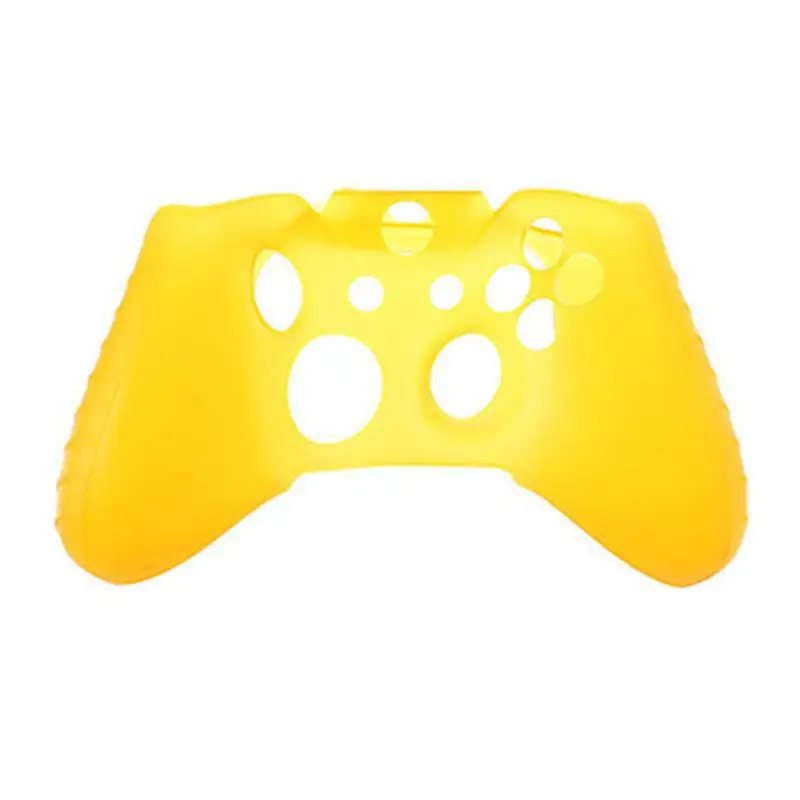 yellow Высокое качество силиконовый игровой коврик Обложка протектор для xbox ONE геймпад чехол - Цвет: yellow