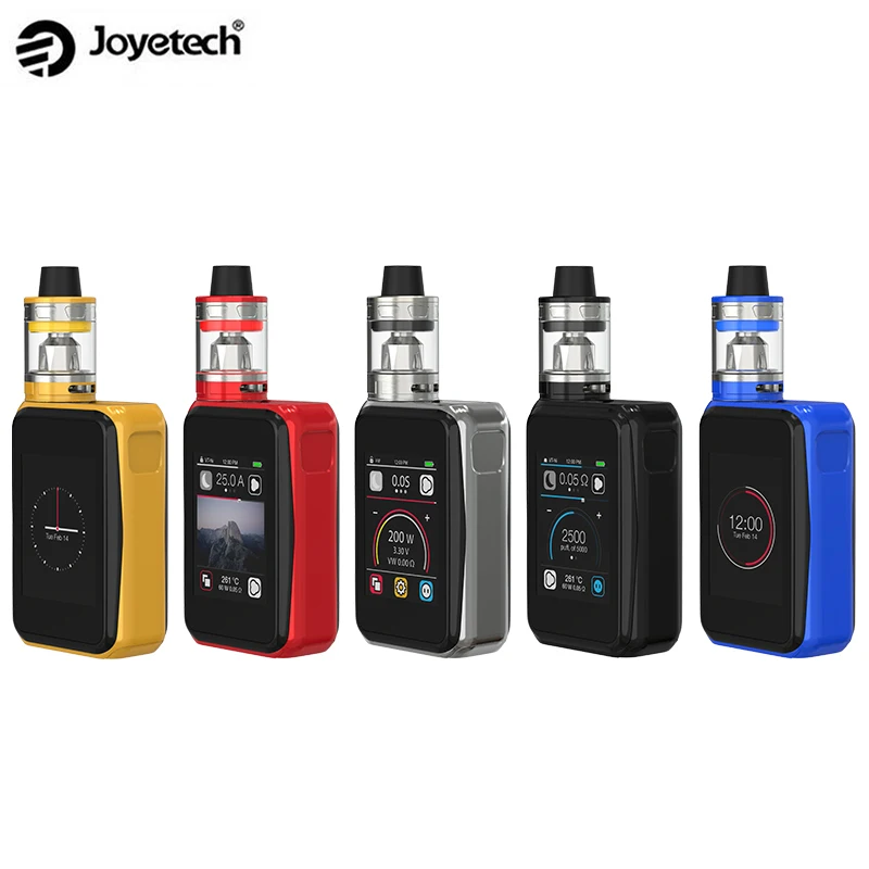 Оригинал Joyetech Cuboid Pro 200 W коробка мод с ProCore Aries 2 мл распылитель в комплекте