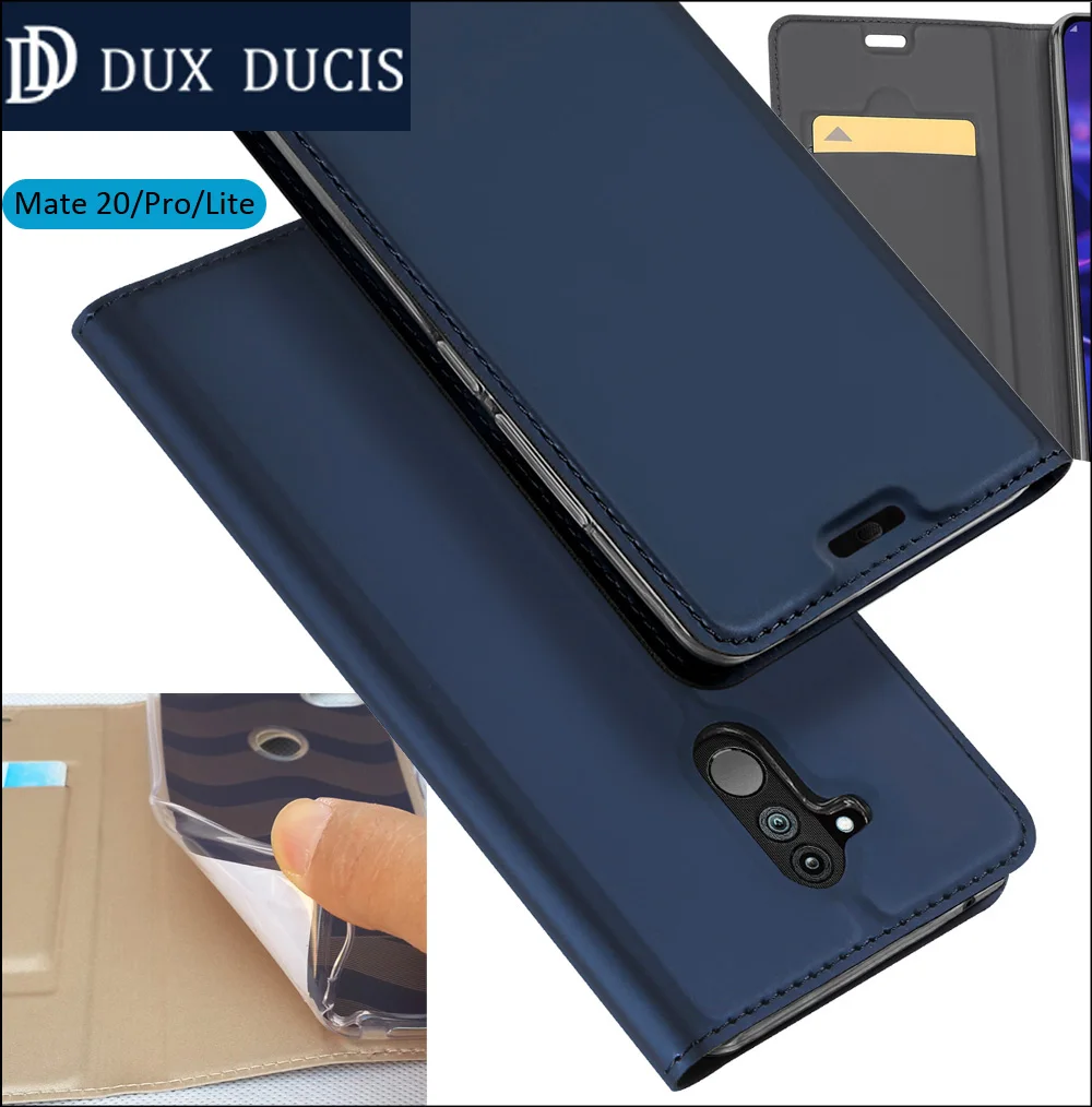 Оригинальный DUX DUCIS чехол для Huawei Mate 20 Lite кожаный бумажник с откидной