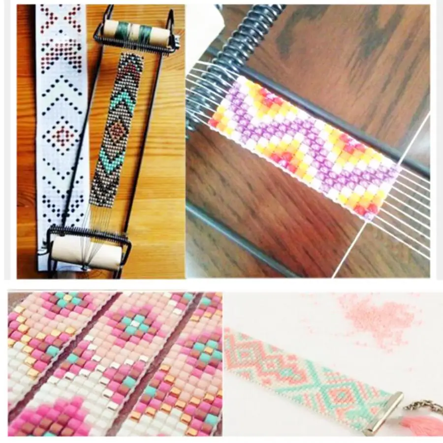 DIY вязальная машина для плетения бисера, вязальная машина для ювелирных изделий, вязальная машина, вязальная машина для браслетов, DIY