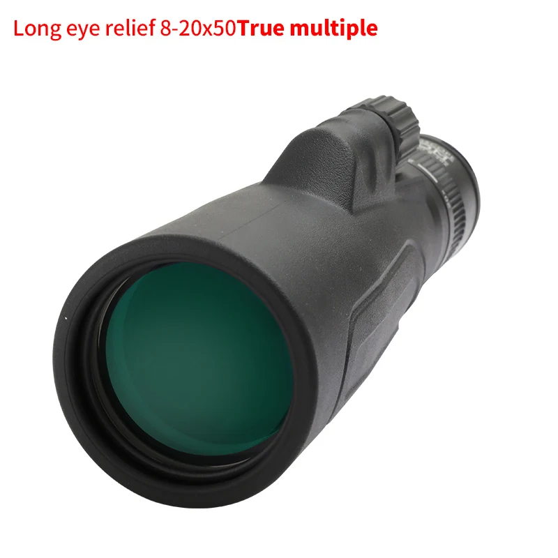 SCOKC Монокуляры 8-20x50 с высокой мощностью зум Монокуляр-телескоп FMC BAK4 призма для охоты концертов путешествия дикой природы пейзаж
