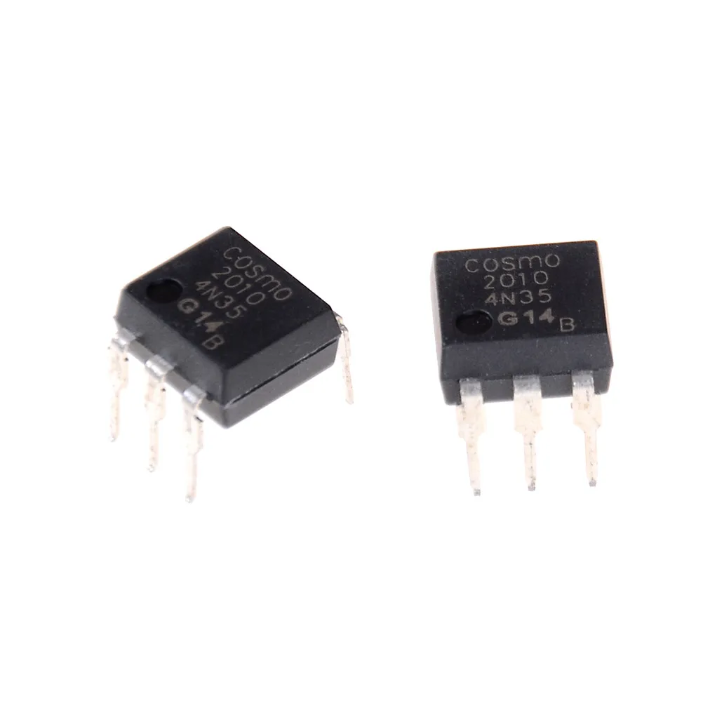 10 шт в упаковке новая 4N35 FSC оптопары сквозное отверстие 30V DIP6 разъемы ИС оптовая