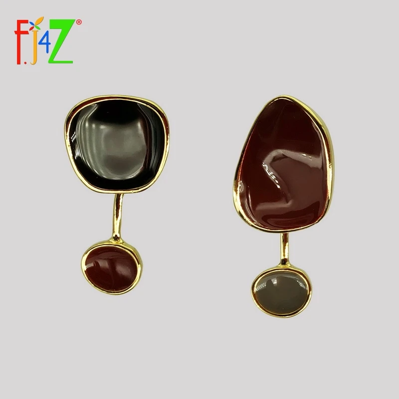 Серьги F.J4Z женские геометрические модные универсальные для