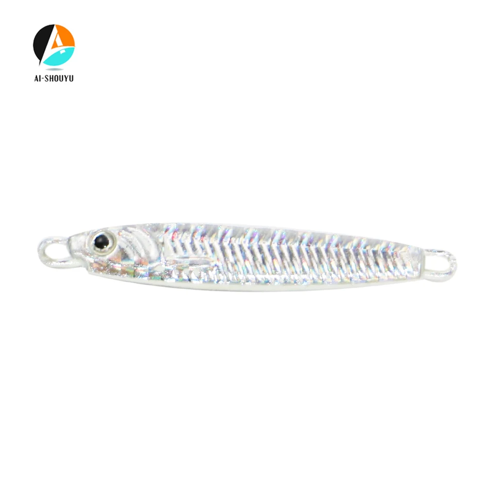 AI-SHOUYU 3Pcs Mini Metal Jig Spoon Lure 40mm 7g Jigging Lead Fish Sea Bass Fishing Artificial Bait Pencil | Спорт и развлечения
