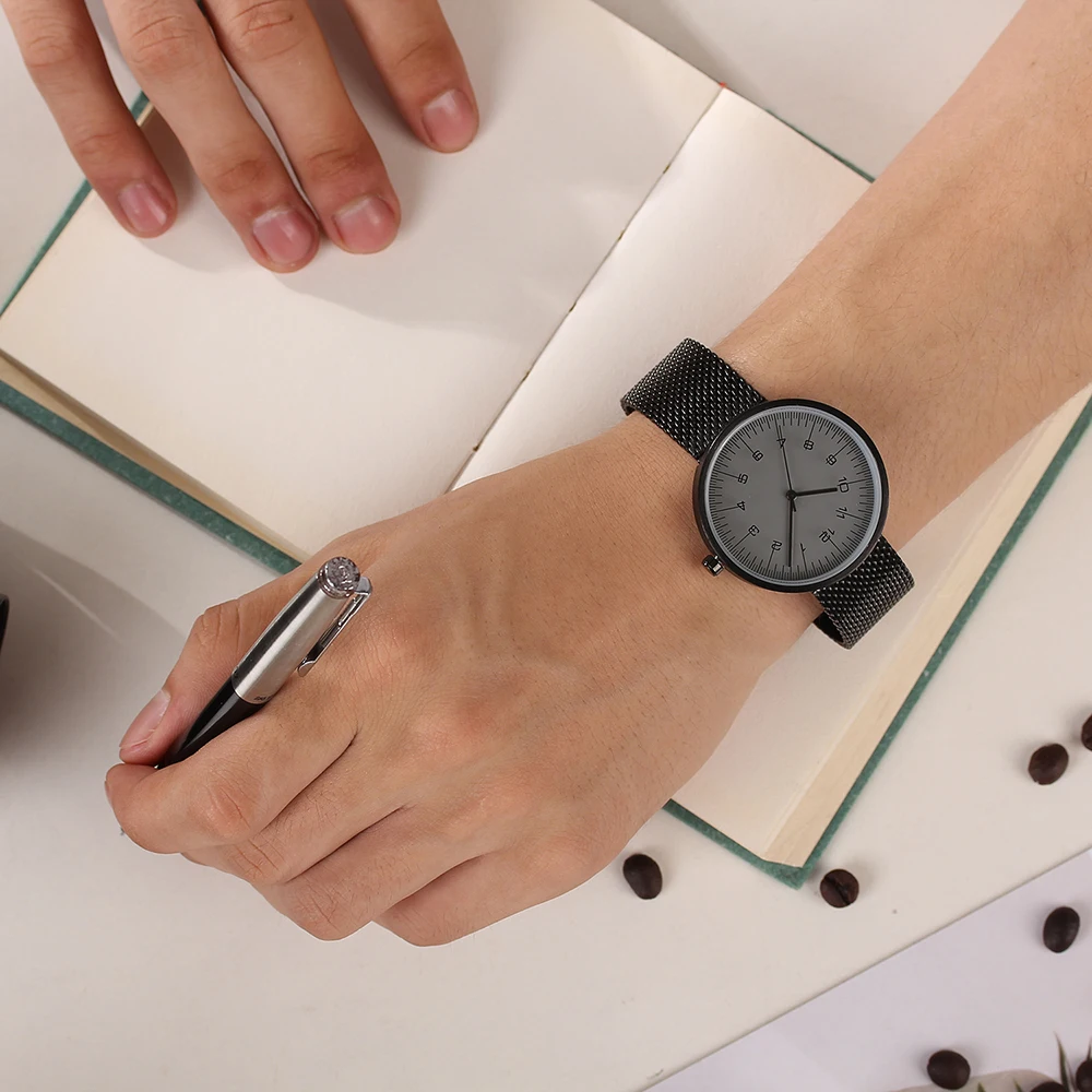 Модные трендовые часы 2019 мужские роскошные брендовые кварцевые в