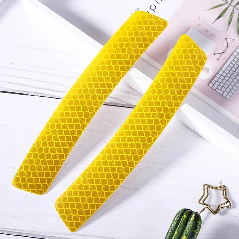 2 шт./лот обода колеса автомобиля брови Светоотражающие предупреждающие полосы