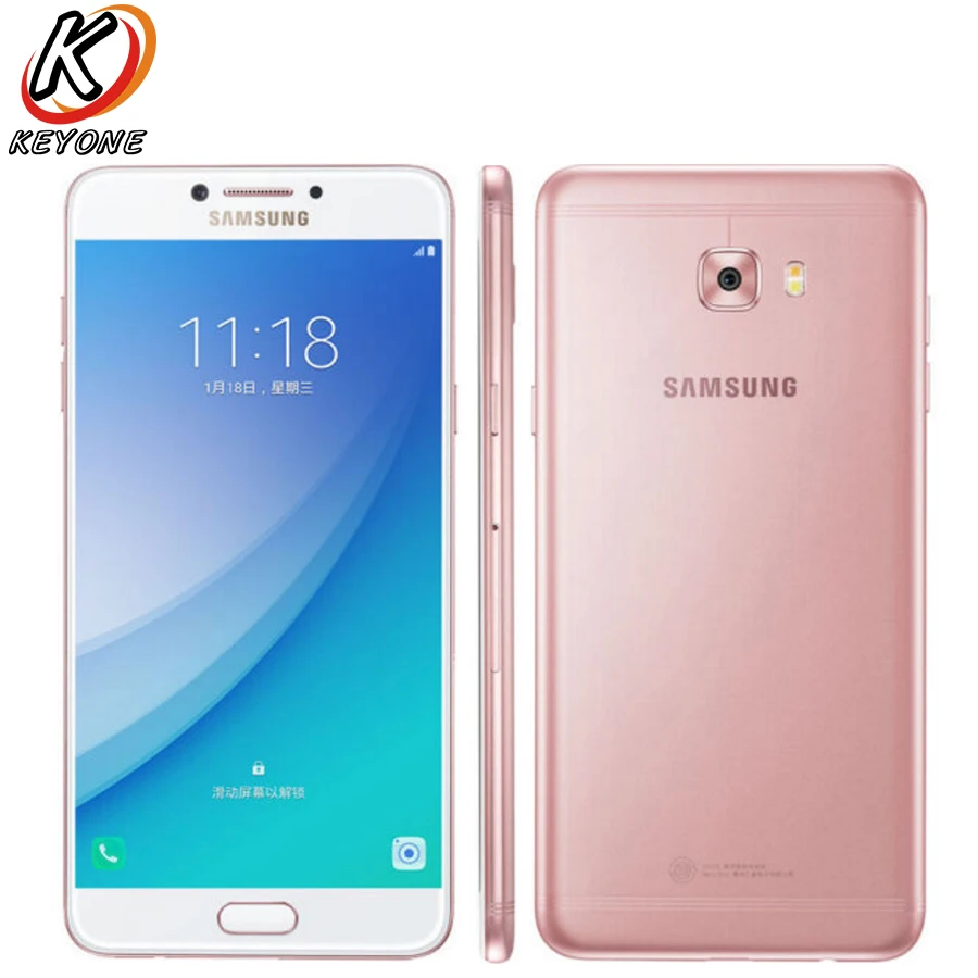 Samsung Galaxy C7 Pro C7010 мобильный телефон с 5 7 дюймовым дисплеем восьмиядерным