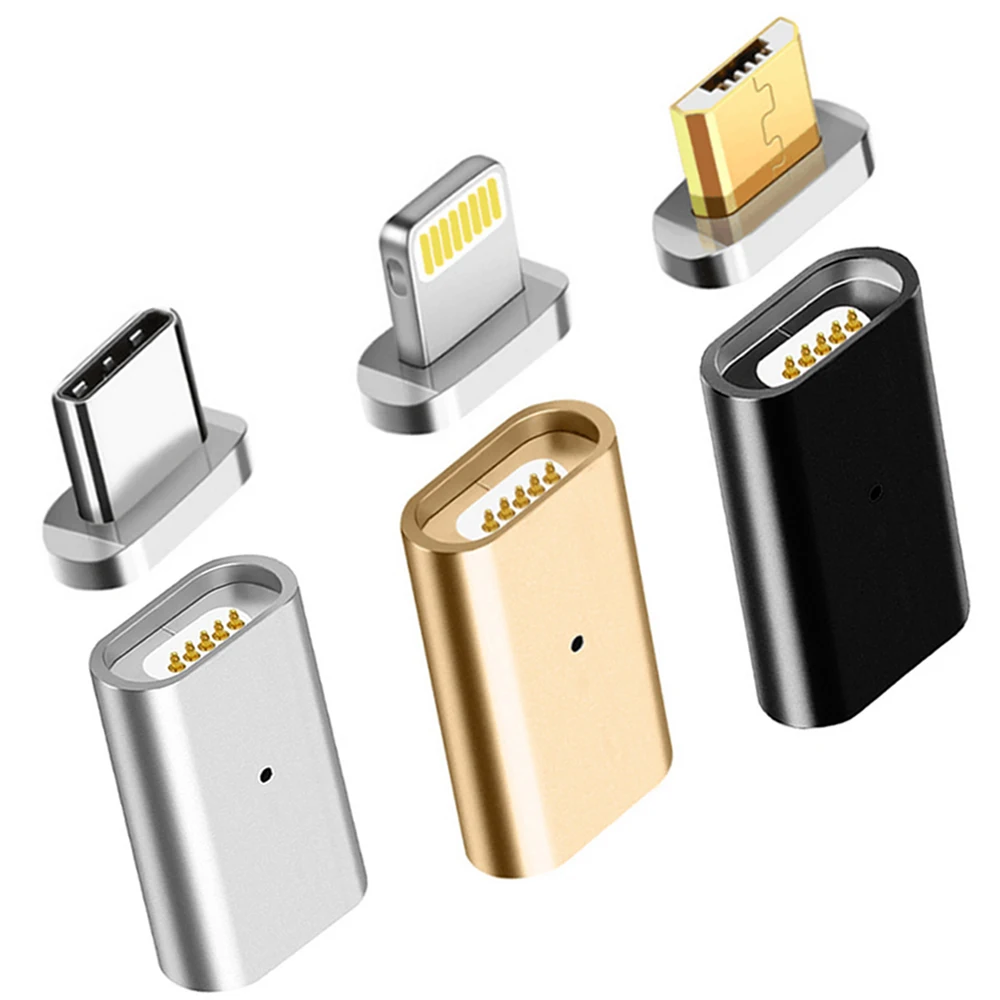 Для Lighting to 3 5 мм магнитный USB Micro Female Type C Male коннектор конвертер данных Android Phone