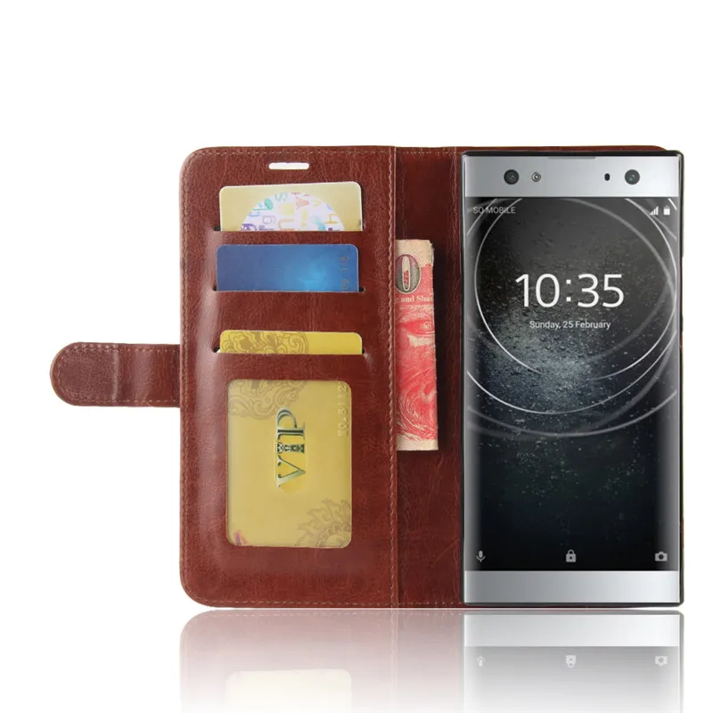 Чехол для Sony Xperia XA2 Ultra H3213 H3223 H4213 H4233 флип кошелек телефона из искусственной кожи +