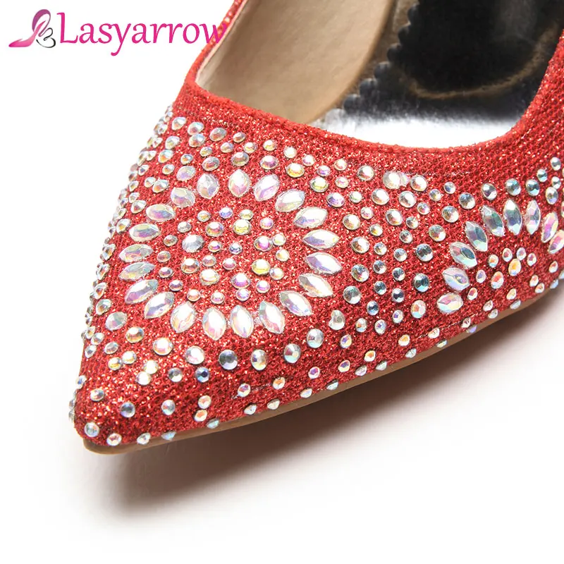 

Lasyarrow Shoes Woman High Stiletto Heels Pumps Thin Heels Women Shoes Wedding Shoes Pumps Zapatos Mujer Sexy Ladies Shoes RM461
