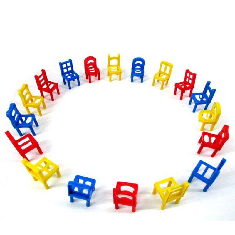 18PCS Balance game Mini Chair Toy Stacking Chairs Game Child Interactive Toys | Игрушки и хобби