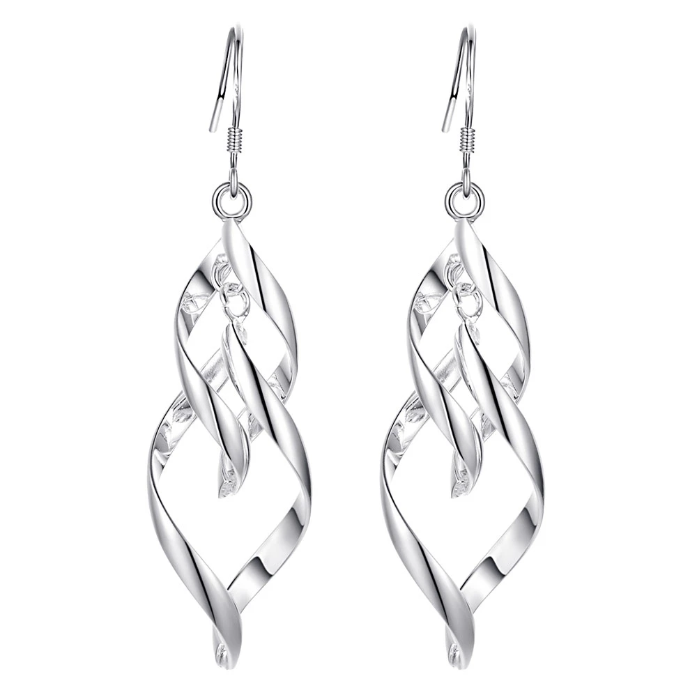 Женские посеребренные серьги в форме листьев XLAVACBY YCDWANTW|earrings pearls jewelry|jewelry box for