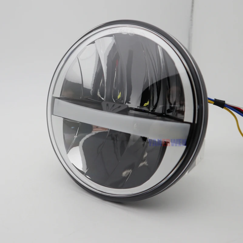 

5-3/4 5.75" Motorcycle LED Headlight For motor Sportsters Touring - Super Glide Dyna LED Headlight 48W 5 3/4" Inch Headlamp