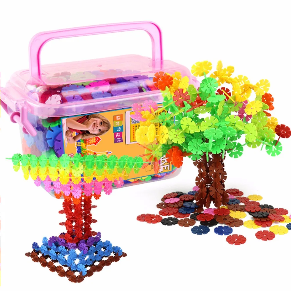 12 цветов playmobil строительные блоки Снежинка оптом собранные руки глаза