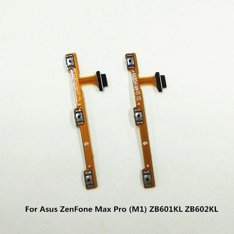 10 шт./лот для Asus ZenFone Max Pro M1 ZB601KL ZB602KL кнопки питания и громкости гибкий кабель
