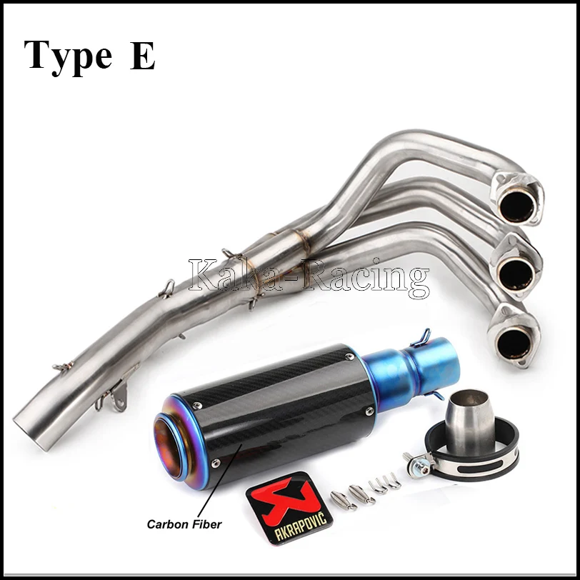 Для Yamaha MT09 FZ09 мотоцикл Akrapovic глушитель полная система без шнуровки передняя Труба