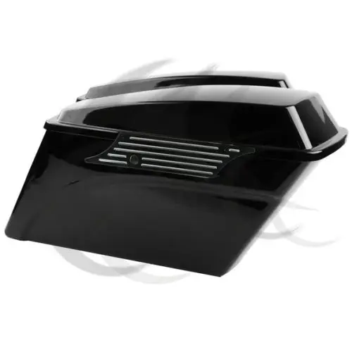 Жесткая Сумка для седла мотоцикла чехол с защелкой Harley Touring Street Glide Road King 93-13 |