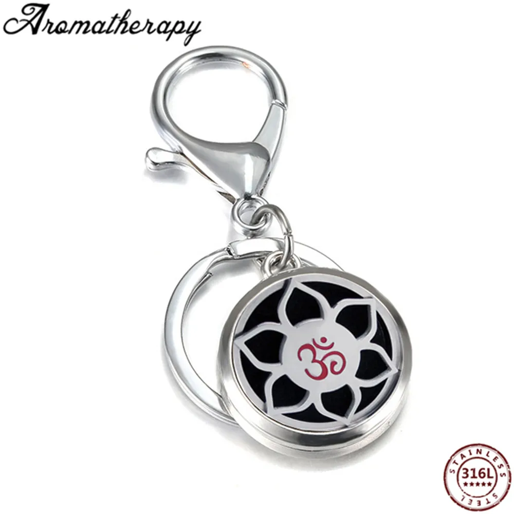 Йога ароматерапия брелок эфирное масло медальон со светорассеивателем из