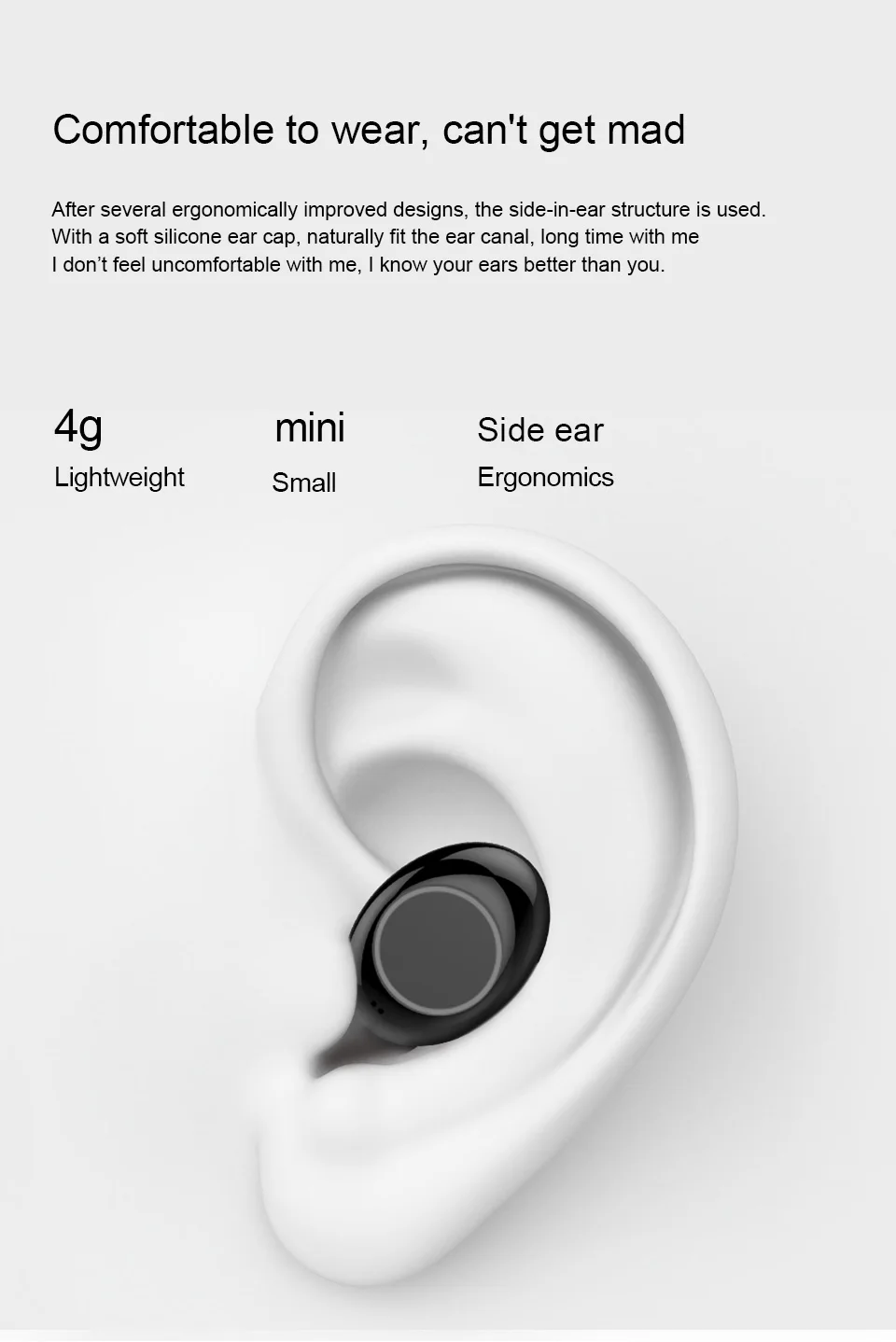 Bluetooth 5,0 настоящие Беспроводные наушники с микрофоном IPX8 водонепроницаемые спортивные мини беспроводные наушники с шумоподавлением Bluetooth гарнитуры